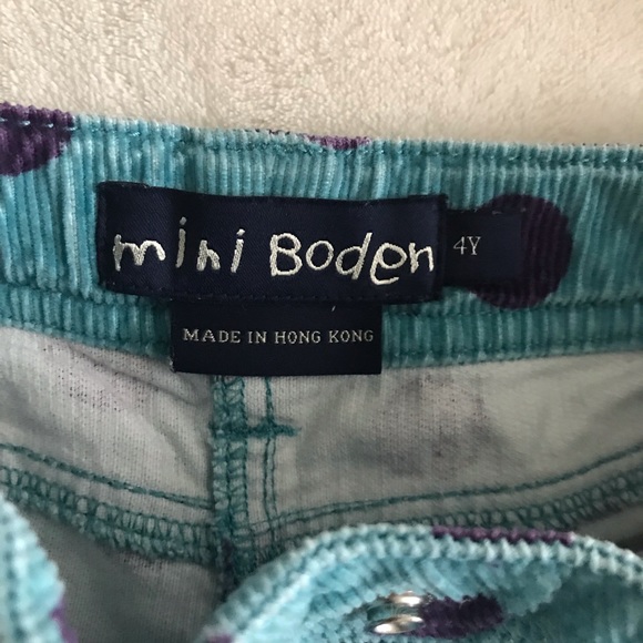 Boden corduroy pants, 4T - Picture 3 of 3